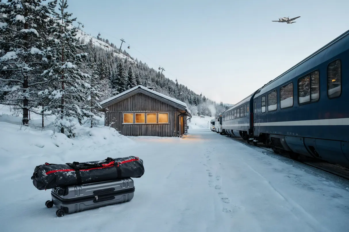Resa till Åre med nattåg eller flyg till Östersund